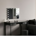 thumbnail image 5 of Fenchilin 32"x23" Vanity Mirror with Lights USB Charging Tabletop Wall Mount Metal White, 5 of 10