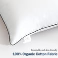 thumbnail image 4 of Pillows BPC Luxury con plumas de ganso, plumón de ganso, tamaño queen, juego de 2, 4 of 7