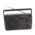 thumbnail image 4 of Bunblic Portable Radio Transistor Radio Elderly Retro Design Tabletop with Handle Multifunctional Decor Easy to Use Indoor Home FM AM, 4 of 8