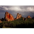 thumbnail image 2 of Grall, Don 14x11 Gold Ornate Wood Framed with Double Matting Museum Art Print Titled - CO, Garden of the Gods Sandstone formations, 2 of 4