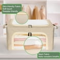 thumbnail image 3 of 22L Cashmere Sweater Storage Bag moth proof, Acid free sweater storage bag friendly for cashmere sweater, Sweater Storage bags moth proof for closet shelf, cashmere storage bag, 3 of 5
