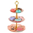 thumbnail image 1 of Simulation Afternoon Tea Toy Interactive Realistic Mini Toddler Cake Biscuit Doughnut Model Toy for Girls, 1 of 11