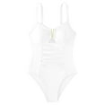 thumbnail image 6 of Long Sleeve Monokini for Women Performance Surfing Swimsuit Sun Protection Rash Guard Beach Holiday Athletic Swimwear for Women, 6 of 7