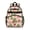 Strawberry and Leaf Pink Pattern, variant on Strawberry and Heart Pink Pattern Cute School Backpack Bag for School with Padded Back and Adjustable Shoulder Straps 15.25"x11.5"x5.25"