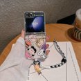 thumbnail image 4 of Bonita funda de teléfono transparente con dibujos animados de Snoopy y Charlie Brown para Samsung Galaxy Z Flip 6 5, carcasa trasera de TPU suave para Z Flip 3 4, 4 of 5