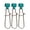 12 Pieces, variant on Ksopiavobs Fishing Line Sinker Slides Catfishing Rig, Saltwater Heavy Duty Sinker Weights Connector with Duo Lock Snaps