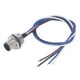 thumbnail image 5 of Cable De Toma De Corriente, 250VAC 250VDC Conector M12 De 4 Pines Conector Jack De Montaje En Panel Multifuncional Para Equipos Eléctricos, 5 of 7