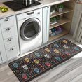 thumbnail image 3 of Colorful Skull Flower Pattern Kitchen Rug Mat,Kitchen Runner Rugs Non Skid Washable,Decorative Kitchen Floor Mats for Kitchen,Sink,Laundry,17"x47.2", 3 of 7