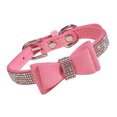thumbnail image 3 of Weiweiguan 1 Ensemble Collier pour Chien avec Strass Collier Réglable avec Nœud Collier d'Entraînement pour Chien, 3 of 7