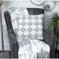 thumbnail image 6 of Parkland Collection Aani 20x20" Geometric Cotton Throw Pillow in Beige/Gray, 6 of 10