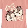 thumbnail image 3 of Disney - Let's Go Nuts - Toddler & Youth Girls Short Sleeve Graphic T-Shirt, 3 of 5