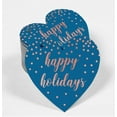 thumbnail image 2 of Inkdotpot Pack Of 50 Happy Holiday Favor Paper Tags Craft Real Rose Gold Foil Hang Tags, 2 of 8