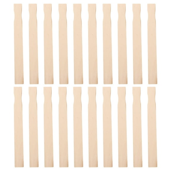 DEEPCRAFF 20Pcs Wooden Paint Stir Sticks for Professional Painters Beige 9.04X1.06X0.10in