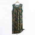 thumbnail image 3 of HomeGardon Nightgowns for Women,Women's Sleepwear,Women's Casual and Fashionable Printed Round Neck Sleeveless Nightgown,XL-XXXXXXL, 3 of 3