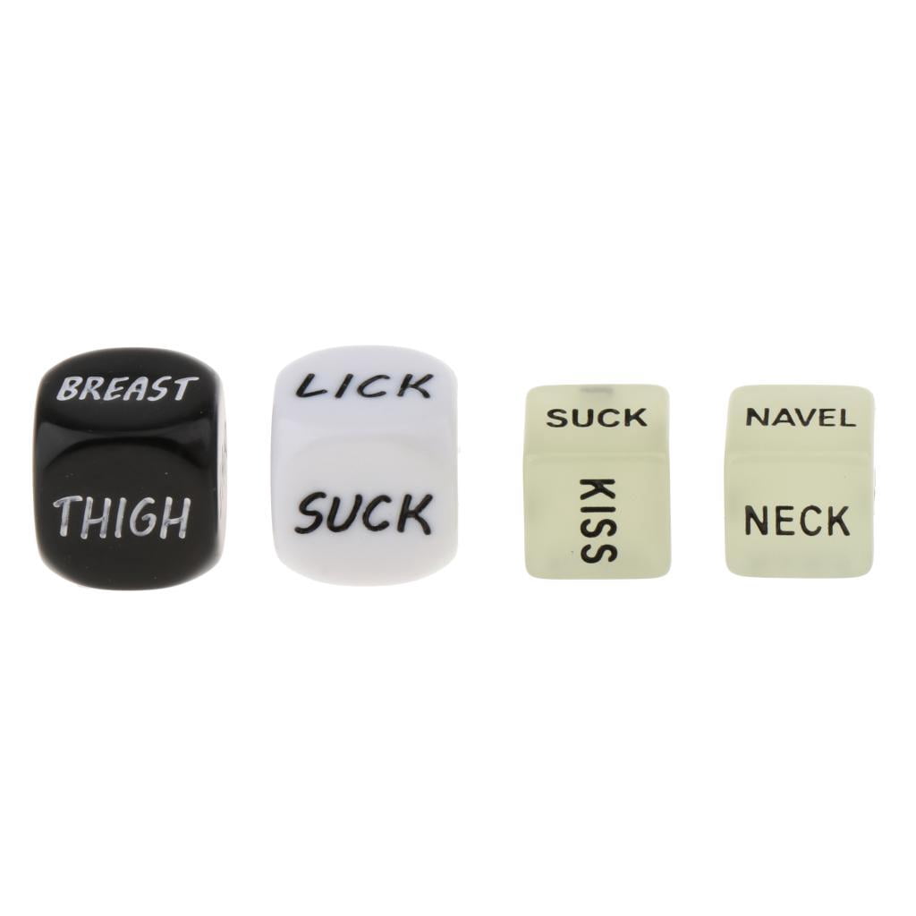 4pcs Adult Dice Games Fantastic Present Gift idea Naughty Rude Saucy Prank  - Walmart.com