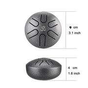 KQJQS Buddha Stones Mini Steel Tongue Drum, Mini Handpan Drum, Worry-free Drum, Handpan Drum, For Kids Adults Education Entertainment Meditation Yoga Zen Gifts