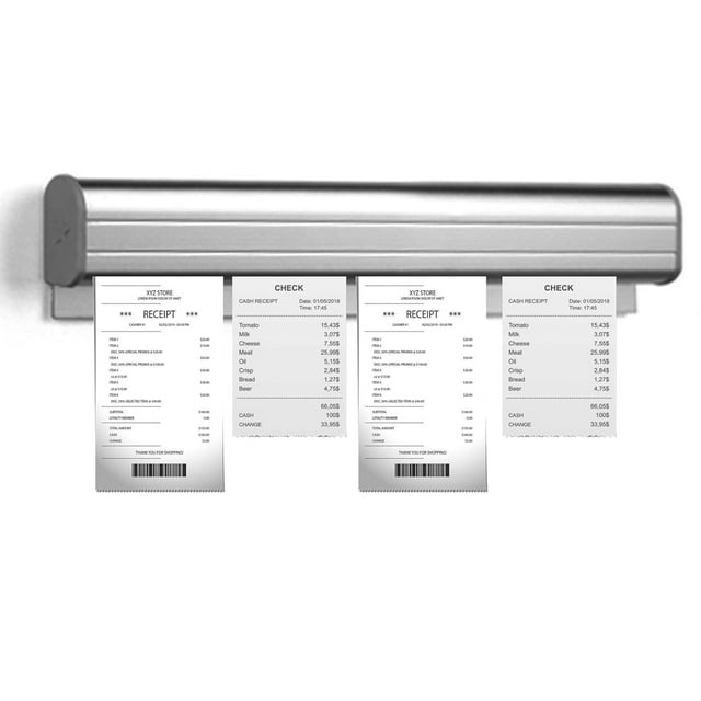 Support de Bon de Commande de Restaurant 30 cm en Alliage d'Aluminium Support de Bon de Commande Support de Bon de Commande pour Reçus Chèques Cuisine Hôtel Menu