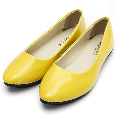 Women Ladies Casual Shoes - Flats Pointed Toe Ballet Flats， Pumps ...