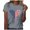 Gray, variant on 4th of July Shirts Women American Flag Patriotic T-Shirts USA Star Stripes Graphic Tee Tops White XL(XL)