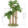 thumbnail image 3 of Cat Scratching Post Cat Scratcher Tree with Scratching Poles & Interactive Dangling Balls Cats Scratching Posts for Indoor Kitten & Adult Cats, 3 of 7