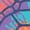 HEATHER NAVY, variant on - Tie Dye Turtle - Youth Girls Fitted Short Sleeve T-Shirt