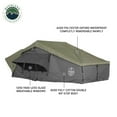 thumbnail image 2 of Overland Vehicle Systems Tent 18329936 Nomadic; Car Top; Gray; Polyester Cotton Canvas; With Windows; Gray Base With Green Rain Fly; 2 Plus Person Capacity, 2 of 17