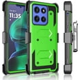 thumbnail image 5 of Takfox Moto G Stylus 5G 2025 Case, for Motorola G Stylus 2025 5G Belt Clip Holster Phone Case [Built-in Screen Protector] Kickstand Full-Body Military Grade Protective Shockproof Cover-Green, 5 of 7