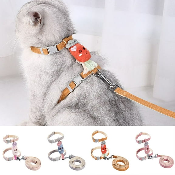 Travelwant No Pull Small Dog Harness and Leash Set, Puppy Soft Vest Harness Neck & Chest Adjustable, Reflective Lightweight Harness & Anti-Twist Pet Lead Combo