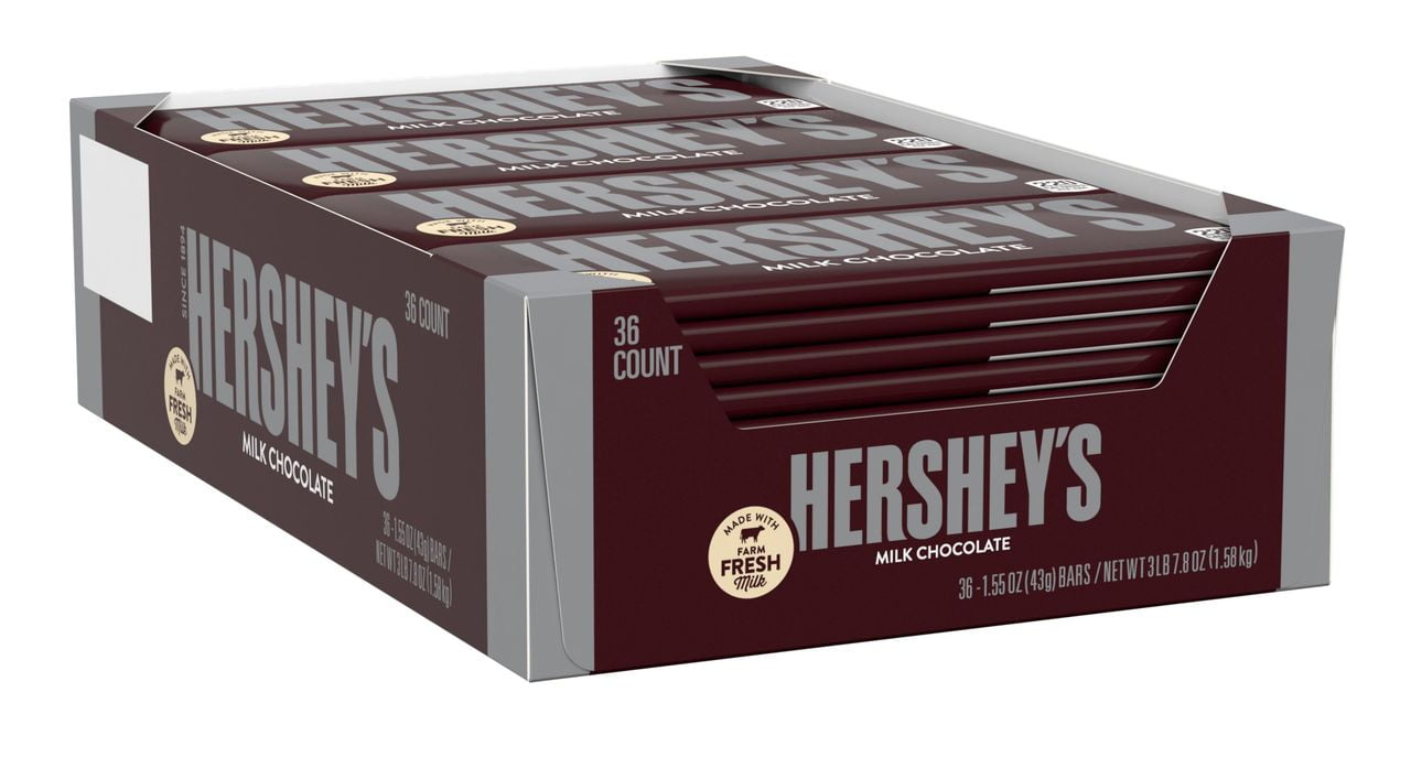 Product of Hershey's Milk Chocolate Bars, 36 ct.