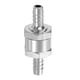 thumbnail image 1 of Válvula de comprobación de combustible de 8mm (5/16"), válvula de un solo sentido en línea, plata, 1 of 6