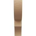 thumbnail image 2 of Ekena Millwork 3"W x 10"D x 14"H Ridgewood Rough Cedar Woodgrain TimberThane Knee Brace, Primed, 2 of 6