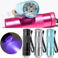 thumbnail image 4 of Seitruly Luz de uñas de mano Tipo de prensa Secado Lámpara púrpura Salón Spa Linterna Stamper Antorcha de mano Equipo de manicura con pilas Juegos de manicura Negro Seitruly CE001583-02, 4 of 6