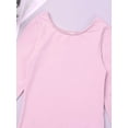 thumbnail image 5 of Moggemol 2Pcs Girls Ballet Dance Outfits Long Sleeve Gymnastics Leotard with Chiffon Tied Skirt Set Pink S, 5 of 7