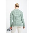 thumbnail image 4 of Aran Raglan Super Soft Merino Wool Sweater Women's Irish Cable Knitted Pullover Made in Ireland, 4 of 8