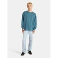 thumbnail image 2 of No Boundaries Cotton Washed Tee with Long Sleeves, Men's & Big Men's, 2 of 5
