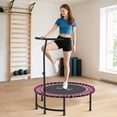 thumbnail image 2 of Soozier 45" Mini Trampoline, Foldable Fitness Exercise Rebounder, 2 of 10