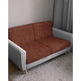 thumbnail image 3 of Dark Brown Couch Cushion Covers Stretch, Washable Sofa Seat Covers Individual Seat Cushion Sofa Slipcovers Vintage Country Monochrome Chocolate Color Couch Cover Furniture Protector L-1PCS, 3 of 7
