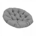 thumbnail image 1 of 2 Cojines Redondos Acolchados De 50 Cm Con Forma De Huevo Para Silla, Accesorio Para Habitación Familiar, Color Gris Oscuro, 1 of 8