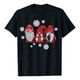 thumbnail image 1 of Awdenio Blouse Christmas Printed Casual All-match Short Sleeve T-Shirt Tops, 1 of 4