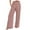 Pink, variant on Lindreshi Linen Pants Women Women's Loose Wide Leg Pants High Waist Straight Pants Casual Pants