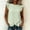 (New10)Green, variant on Womens Plus Size Tops Casual Loose Fit Tunic Shirts Elastic Gathered Puff 3/4 Sleeve Summer Blouse Crew Neck Breathable Tops for Office Daily