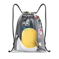 thumbnail image 1 of Pofeuu Minions for Water-Resistant 210D Drawstring Bag Compact Foldable Design Gym Yoga Travel Essentials Lightweight Carryall-Small, 1 of 6