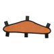 thumbnail image 5 of Banda antisudor para casco de seguridad, forro para casco de seguridad, portátil, ligero y cómodo. Naranja, 5 of 9