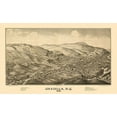 thumbnail image 2 of Burleigh 32x21 Gold Ornate Wood Framed with Double Matting Museum Art Print Titled - Unadilla New York - Burleigh 1887, 2 of 4