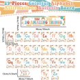 thumbnail image 2 of Set de tablones de anuncios gistim Groovy Alphabet Affirmations, 2 of 7