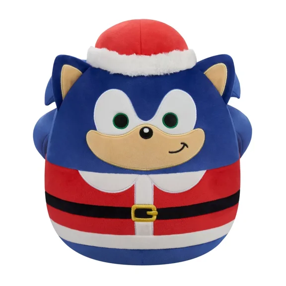 Squishmallows Sonic Santa 12" Plush Limited Holiday Edition Stuffed Animal Pal