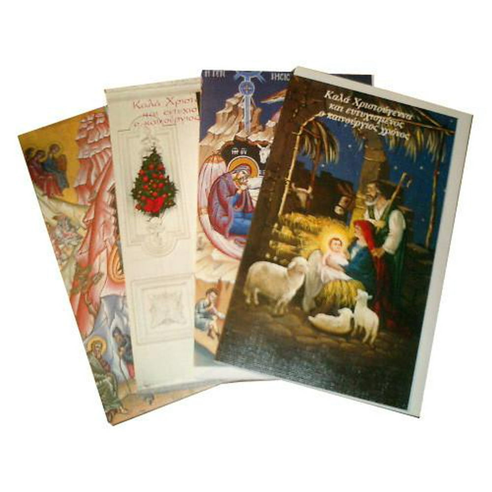 Greek Christmas Card, 1 Card