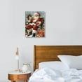 thumbnail image 5 of Moonow7 Classic Santa Claus Wall Art Poster, Traditional Christmas Art Prints, Vintage Holiday Picture for Wall Decor in Living Room, Entryway, Dining Room, Unframed Size 45x60cm / 18x24", 5 of 13