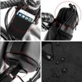 thumbnail image 4 of 1 bolsa negra para botella de agua, portabotellas universal para bicicleta con bolsillo de malla, portavasos de agua con bloqueo ajustable para motocicleta, silla de ruedas, scooter ER, 4 of 5