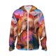 thumbnail image 1 of Balery Oil Paintings of Elephants Sudadera ligera de manga larga con capucha y protección solar UPF 50+ para hombre y mujer, ideal para pesca y running-Medium, 1 of 7
